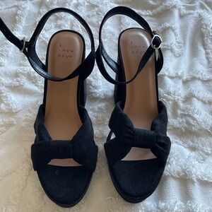 A New Day Black Platform Sandals